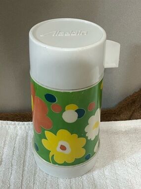 Aladdin thermos flower power vintage